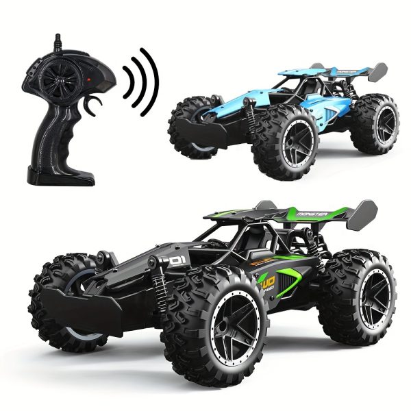 2.4G 1:18 High-speed Off-road Remote Control Car Drifting 15KM/ H To Adapt To Various Road Sections Anti-collision Settings Rubber Big Tires Racing Car Toys Gift for Kids Boys Christmas, Halloween Gift