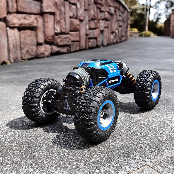 Rock Climbing Car Double-sided Stunt RC Car Toy Remote Control Car 4x4 High-speed RC Rock Crawler Christmas, Halloween Gift