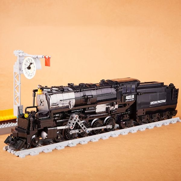 1186PCS Retro Steam Locomotive Train Building Set, Educational Model Kit for Adults and Teens Age 14+, Premium ABS Construction Toy