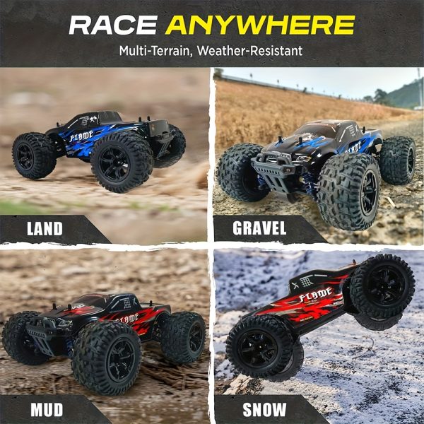 1:16 Scale 40KM/H, 4WD RC Car, 2.4GHz Remote Control Off-road Monster Truck Racing Climbing Car, Toy For Adults And Children Christmas Halloween Thanksgiving Gifts